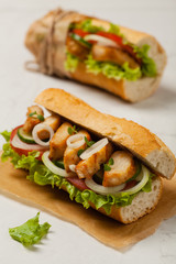 Chicken sandwich.
