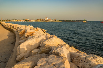 Croatia, Umag beach in summer time 