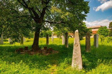 sculpture in Ljubljana Slovenia park