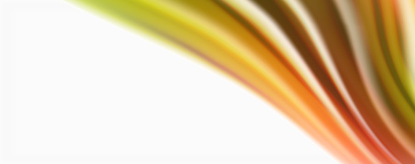 Glossy colorful liquid waves abstract background,, modern techno lines