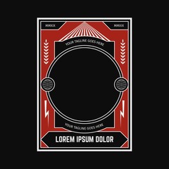 PROPAGANDA POSTER BACKGROUND