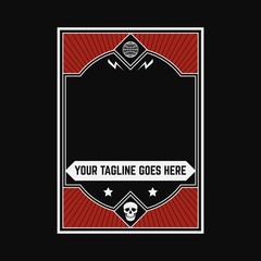 PROPAGANDA POSTER BACKGROUND