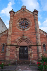 Die alte Synagoge in Obertnai/Frankreich