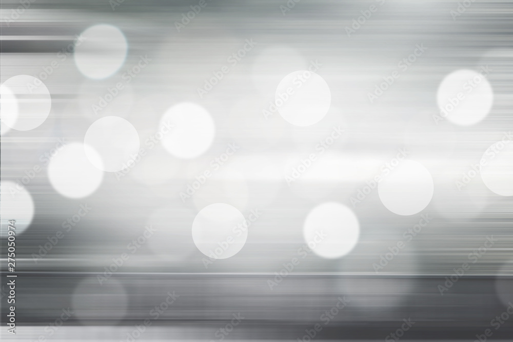 Wall mural gray blurred with bokeh abstract background