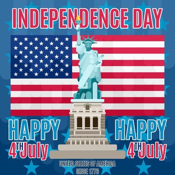 big sale on independence day poster bright