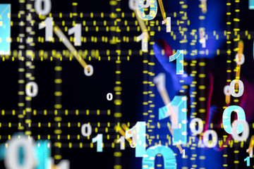 Digital Network and data concept