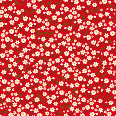 Peel and stick wallpaper Small flowers Beautiful seamless ditsy pattern with little flowers vector