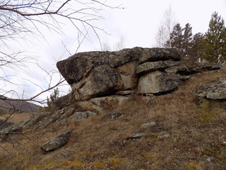 Jus Stone Park.Khakassia.Russia.