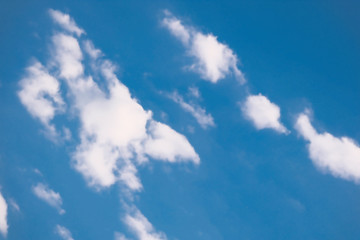 Fototapeta premium blue sky with white clouds