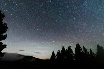Naklejka premium Colorado Night Sky