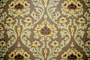 Elite vintage wallpaper. Old background concept. Photography.