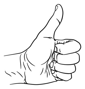 9+ Thumbs Up Drawing