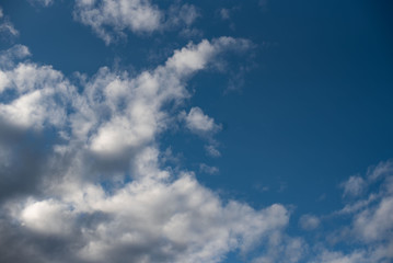 clouds against the sky