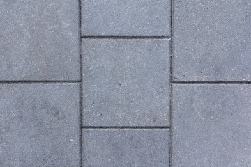 Fototapeta premium Concrete tile texture. City pavement background. Abstract stone brick pattern. Street sidewalk texture.