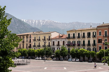 Piazza Giuseppe Garibaldi is the largest square in the city of Sulmona, Abruzzo