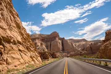 landscape on the Goblin state park in the united states of america