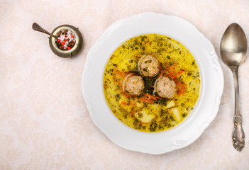 soup with mushrooms