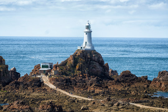 Lighthouse at Corbiere, Jersey, Channel Isles