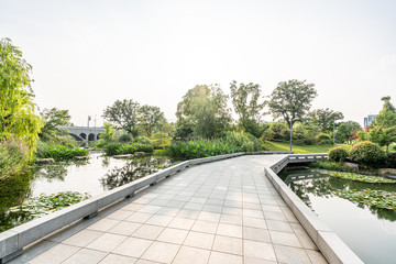 road in park