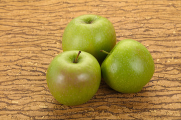Green ripe apple