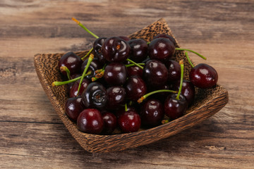 Ripe sweet tasty cherry  berry