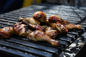 Food on the table. Different meals. Tasty looking plates with international food. Lasagna, pasta, pesto, tapas, salad and dumplings. Burgers and green. Yammy