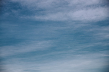 blue sky with clouds, background or texture