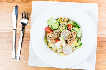 Instagram Vegan Buddha Bowl with Avocado, Mushrooms and Veggies