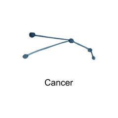 Seamless pattern. Hand painted watercolor star constellations. Starlight Night.