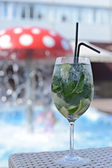 Mojito cocktail drink