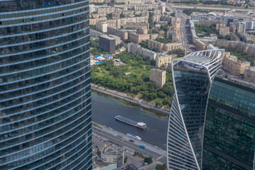 Moscow city observation deck ninth second floor towe