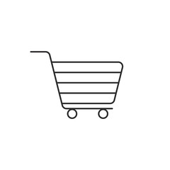 Shopping mall cart lug icon