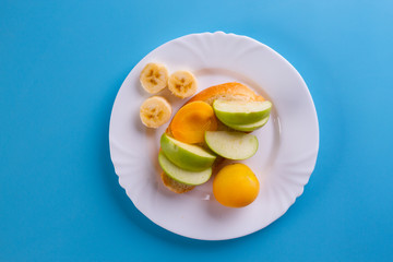 sandwiches with fruits