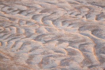 sand pattern in the desert