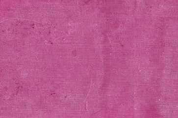 Old grungy canvas pattern with dirty spots in pink color.