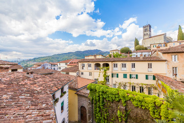 View of Barga, Lucca, Tuscany, one of the 