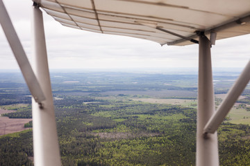 Fototapeta premium Beautiful view from the plane