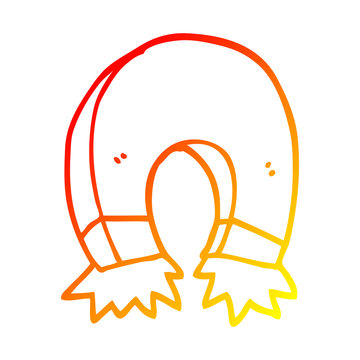recommend clip art: warm gradient line drawing cartoon magnet