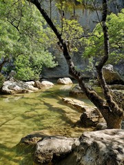 Fototapeta premium Gorges de Lamalou, hérault, france