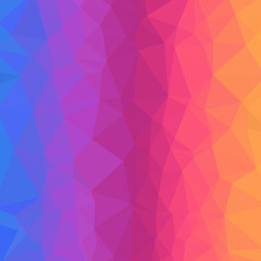 Bright Gradient Abstract Texture of Asymmetric Triangles.