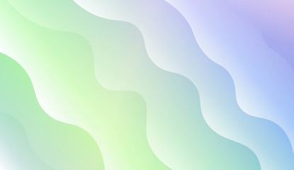 Blurred Decorative Design In Modern Style With Wave, Curve Lines. For Design, Presentation, Business. Vector Illustration with Color Gradient.