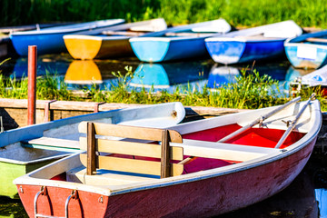Fototapeta na wymiar old rowboat