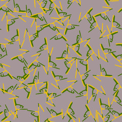 UFO camouflage of various shades of beige, green and yellow colors