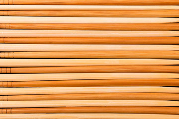 Close up a lot of chopsticks made of bamboo. Top view
