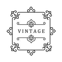 Vector Frame with Borders