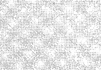 Black abstract grunge texture background, Old pattern overlay vector, Halftone retro rough design