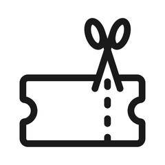 discount, sale - minimal line web icon. simple vector illustration. concept for infographic, website or app.