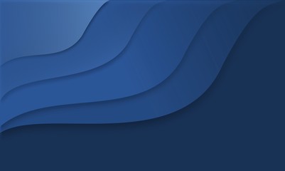 Blue Curve Gradient Background Wallpaper