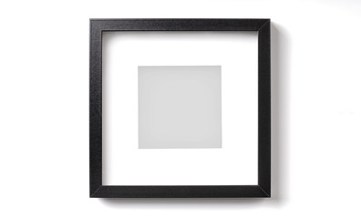Black square picture frame