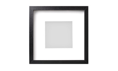 Black square picture frame